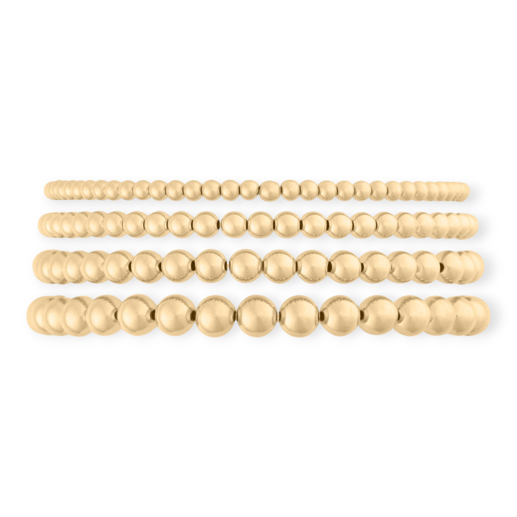 juno bracelet four stack (3+4+5+6mm)