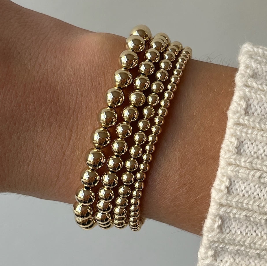 juno bracelet four stack (3+4+5+6mm)