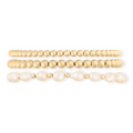 baroque juno bracelet triple stack (4+5+7mm)